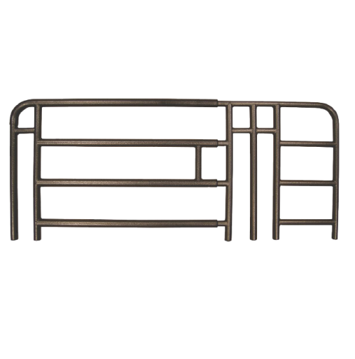 Reactiv Barandal Reactiv Telescopico Reticular Para Cama Tipo Hospital Martillado Silver Vein