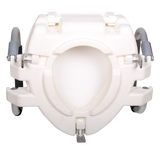 Incremento para Baño con Abertura Frontal y Seguro - Brazos Abatibles y Tapa