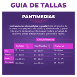 Pantimedia Transparente Suave Compresión 8-15 mmHg Color Beige - XG